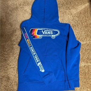 Vans Royal Blue Hoodie with Vibrant Logo